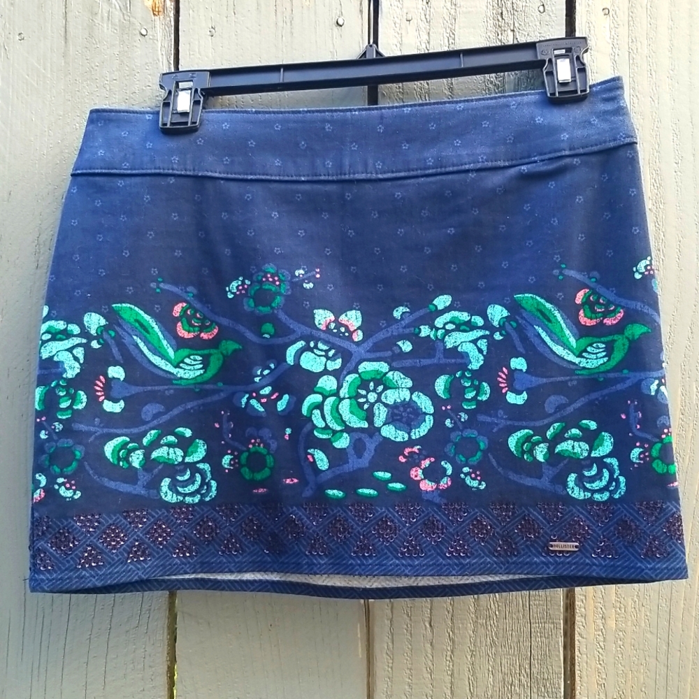 🇺🇦 Viral Y2K Low Rise Embroidered sequin Mini Micro bodycon skirt New With Tag